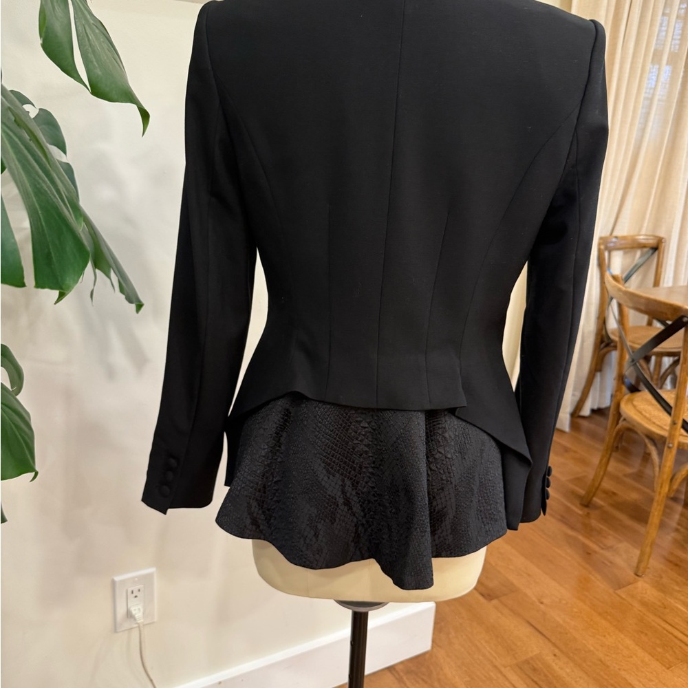 Altuzarra for Target black  tuxedo blazer with peplum hem. Size M - Picture 7 of 11